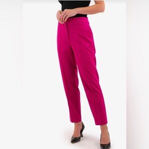 Micheal Kors Fuchsia Straight Leg Ankle Trouser |Size 6P|